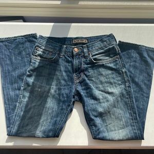 VINTAGE MENS BAGGY JEANS dark wash comfy W30 L30 👖